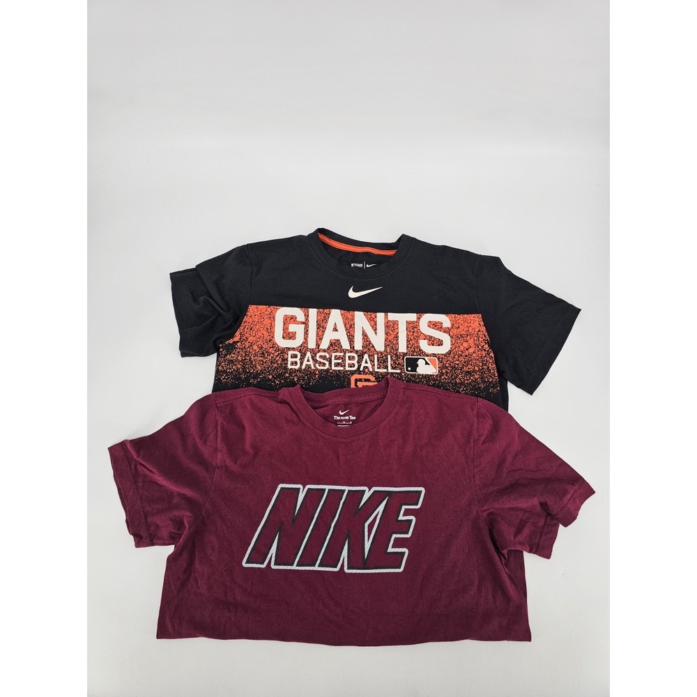 Lot of 2 NIKE &SF Giants  Men's‎ Size Medium Short Sleeve Shirt